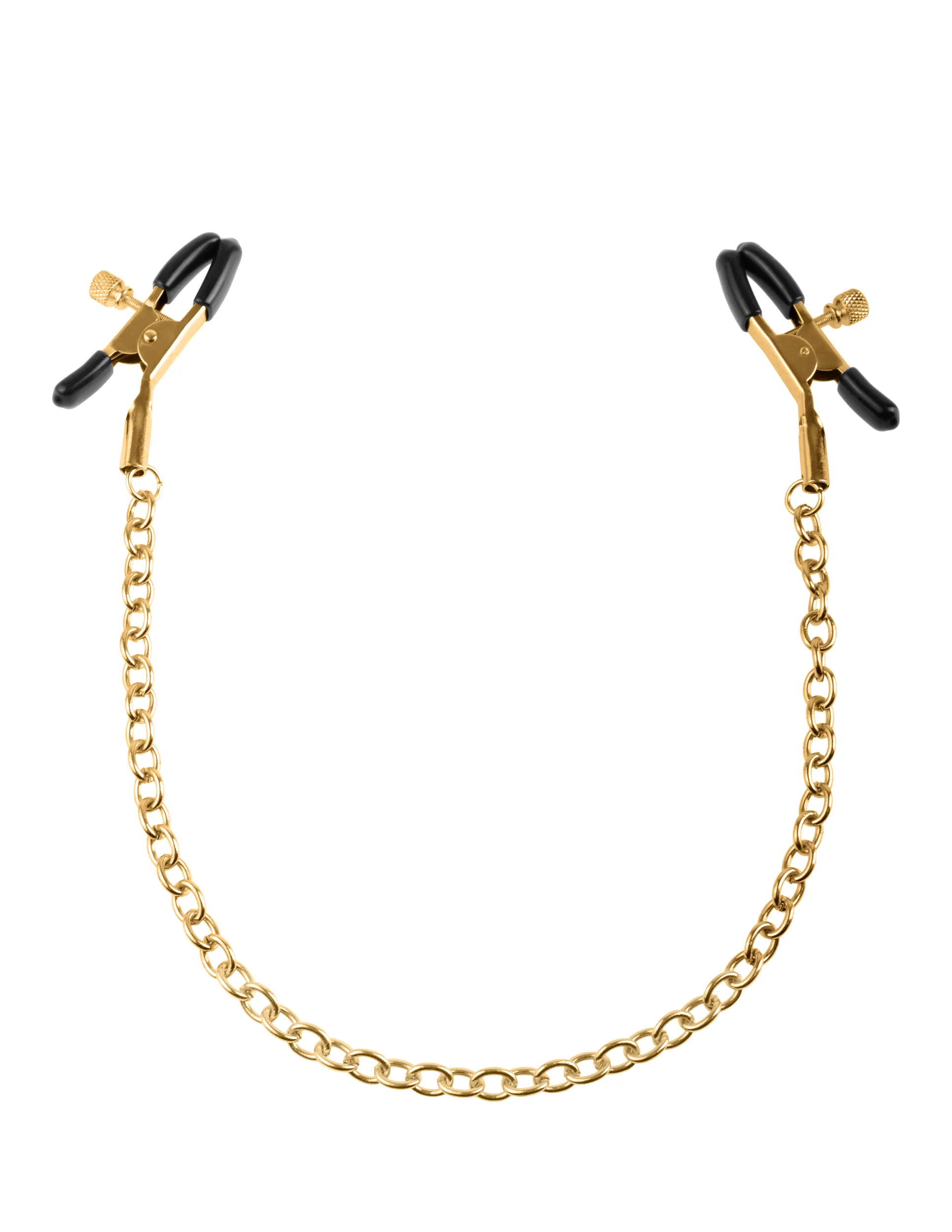 Fetish Fantasy Gold - Chain Nipple Clamps - Image 3