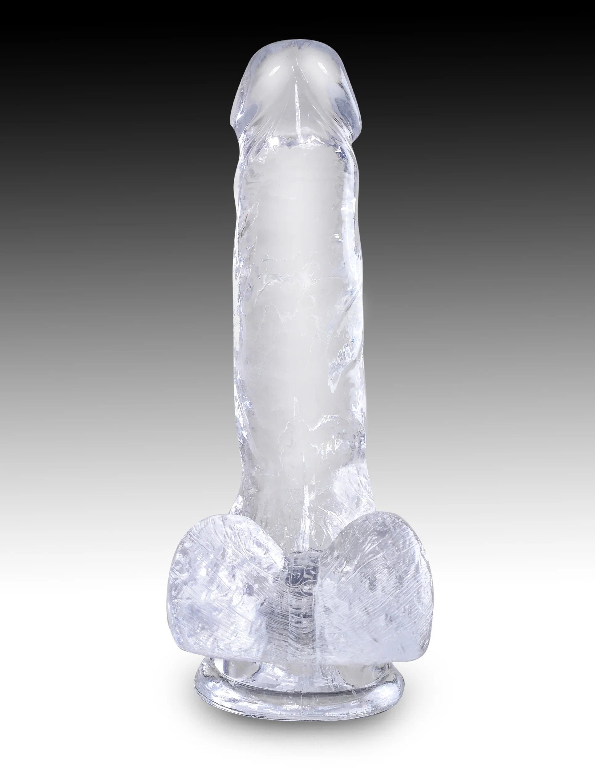 King Cock Clear 6" Cock with Balls - Image 7